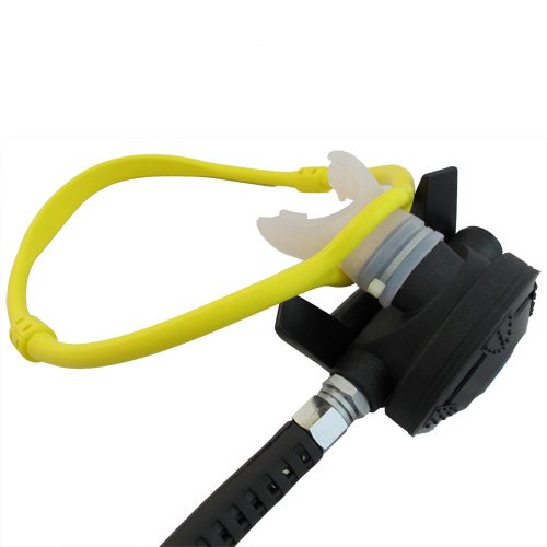 Scuba Choice Scuba Diving Silicone Regulator Necklace, Yellow #TOP1
