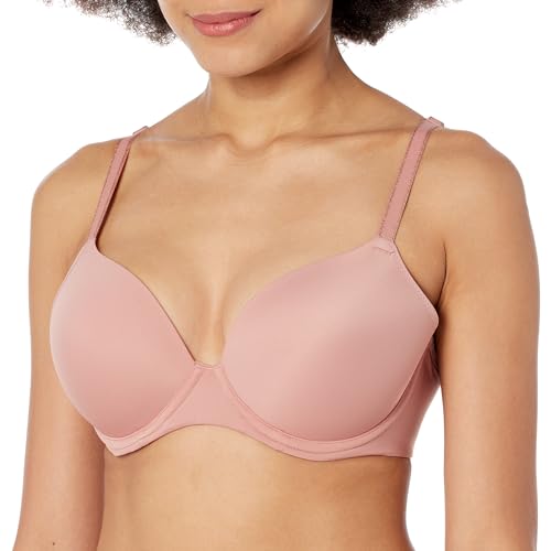 Freya Undetected Demi-T-Shirt-BH fĂĽr Damen, mit BĂĽgel, Esche Rose, 75E