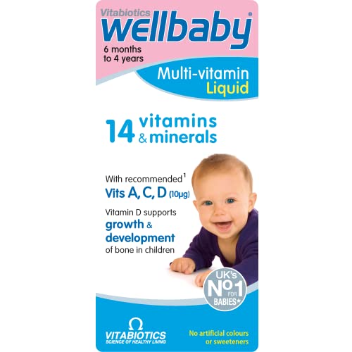 Vitabiotics Wellbaby Liquid Multivitamin, 150 ml (Pack of 3)