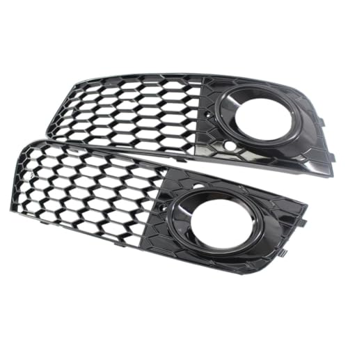 Grille de protection avant en nid d'abeille finition noire haut de gamme pour auto