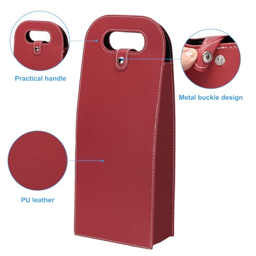 PATIKIL 2 Bottle Wine Gift Bag - Image 3