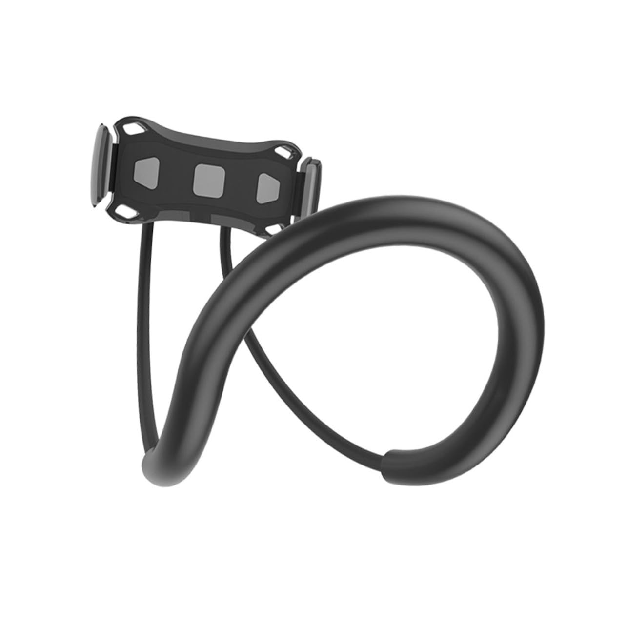Soporte Multifuncional para Teléfono Móvil Brazo Flexible Negro