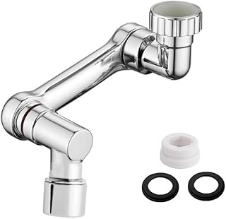 1080° Rotate Tap Aerator Large-Angle Faucet Adapter Faucet Aerator Swivel for Home Sink Bathroom Kitchen Tap Nozzle Filter Adapter Accessories
