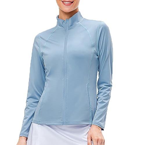 Maillot de natation UV haut de gamme léger et élégant col rond