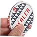 Toyvian Ceramic Button for Poker Games Gambling Chip Accessory Lightweight and Poker Card Indicator for Enthusiasts and Competitive Play
