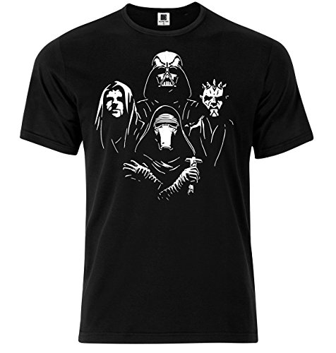 Star Wars lado oscuro T-Shirt - Vader Maul emperador Kylo Funny T-Shirt negro negro Small