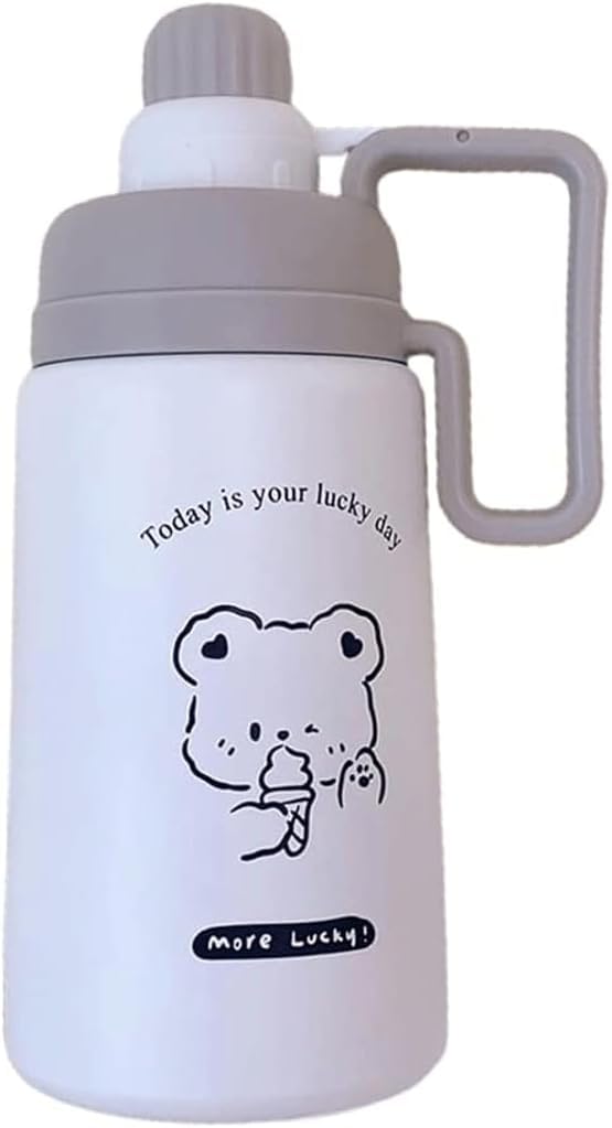Tazza isolata in silicone PP in acciaio inossidabile 304 | Multicolor 880ml Sport all'aria aperta Palestra Escursionismo Picnic Viaggi(B)