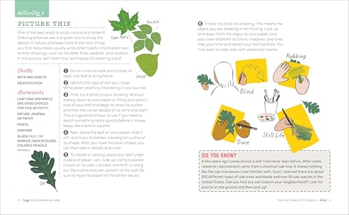 image for Callisto Kids Exploring Nature Activity Book for Kids: 50 Creative Pro