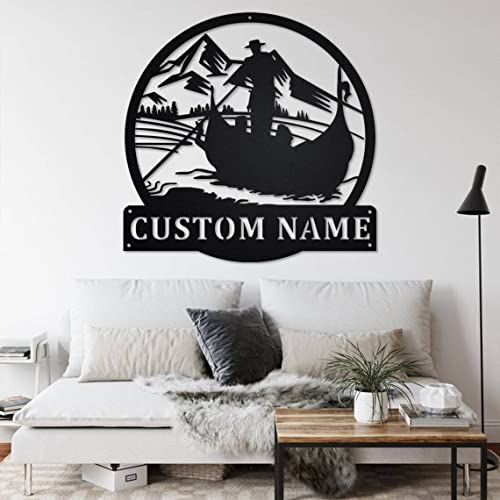 Custom Gondola Venice Metal Wall Art, Personalized Gondola Venice Name Sign Decoration For Room, Gondola Venice Home Decor, Gondola Venice #TOP1