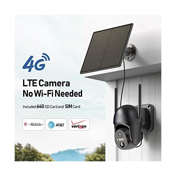 4G-LTE-Cellular-Solar-Security-Camera-Wireless-Outdoor-SEHMUA-No-WiFi-CameraVerizon-ATT-and-T-Mobile-360-View-2K-Color-Night-Vision-PIR-Motion-Sensor-2-Way-Talk64G-SDSIM-Card-Included 4G-LTE-Cellular-Solar-Security-Camera-Wireless-Outdoor-SEHMUA-No-WiFi-CameraVerizon-ATT-and-T-Mobile-360-View-2K-Color-Night-Vision-PIR-Motion-Sensor-2-Way-Talk64G-SDSIM-Card-Included