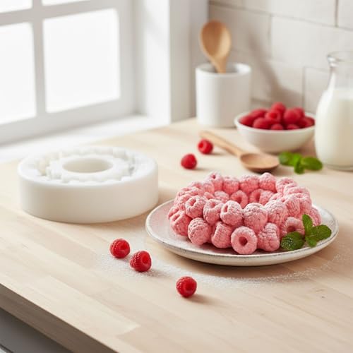Moules à dessert en silicone de forme framboise et accessoires de pâtisserie créative