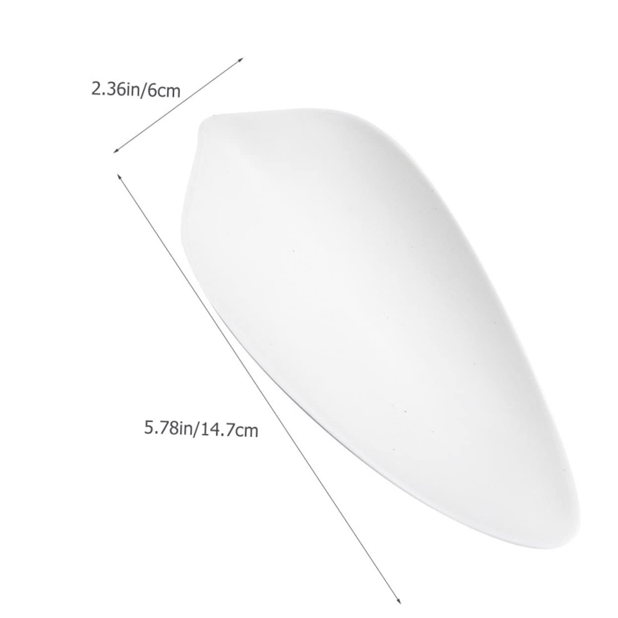 COLLBATH Multi Function Porcelain Tea Scoop Ceramic Tea Shovel for Measuring for Home Kitchen and Gifting