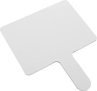 Toyvian Dry Erase Answer Paddle, Rectangular White Board Writable Handheld Answer Board for Auction Bidding Voting Classroom Teacher Student Learn Homework Study Office Presentation
