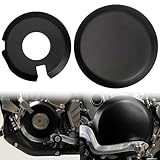 2pcs Case Saver Accessories Fit for Suzuki DRZ400SM DRZ400E DRZ 400S KLX400 DR-Z400E, Motorcycle Engine Guards Ignition Clutch Cover Protector Set Kit Bolt-On Aluminum Alloy for Front Right Left Black