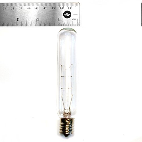 Hometown Evolution, Inc. Box of 25 T25 Tube Edison 2 Inch 7 Watt C9 E17 Base Replacement Bulbs
