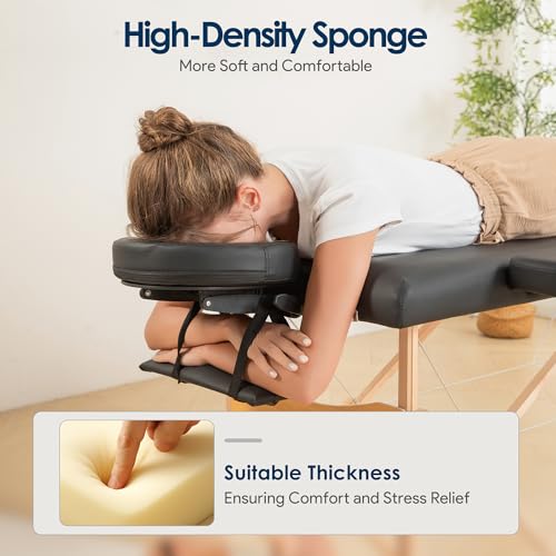 image for Brelley Massage Table Portable Wooden Lash Bed 24