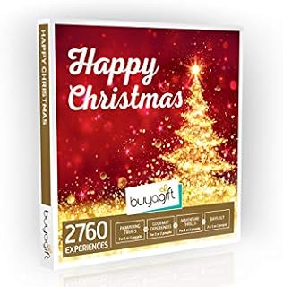 Buyagift Happy Xmas Gift Experience Box - 2760 Experiences for One or Two People Perfect for Gifts and Celebrating the Christmas Season
