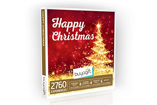 Buyagift Happy Xmas Gift Experience Box - 2760 Experiences for One or Two People Perfect for Gifts and Celebrating the Christmas Season