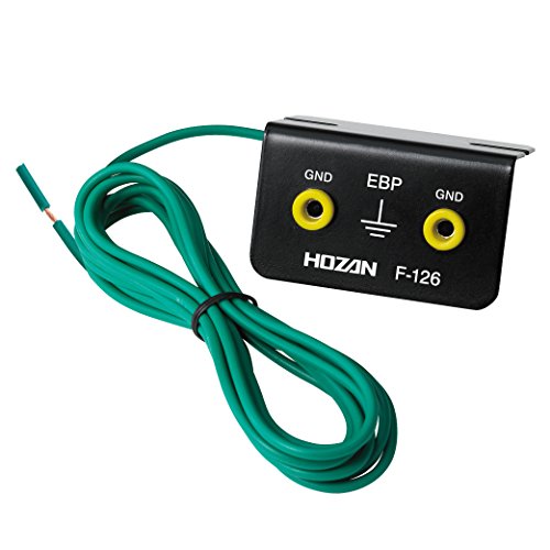 Plot de terre HOZAN F-126 connexion masse électricité statique Japon