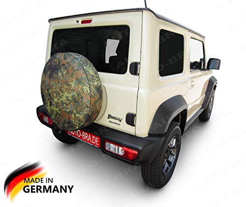 AB3-00552 German Army Camouflage 68 x 21 cm Spare Wheel Cover Tyre Cover Wheel Cover Compatible with Suzuki Jimny Vitara