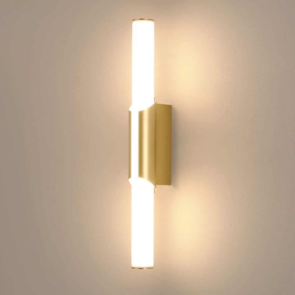 Nowoczesne kinkiety ścienne Oświetlenie 10 W Cylindryczny kinkiet LED w górę i w dół Lampa naścienna do salonu, sypialni, przedpokoju, schodów i balkonu, 6000 k Times