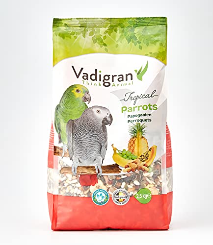 VADIGRAN Parrot Tropical, per stuk verpakt (1 x 2,5 kg) - Afbeelding 3