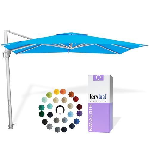 Image of Midtown Umbrellas Grande Square - 9 x 9 Ft Cantilever Umbrella