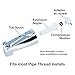 DANCO (88703) Tub Spout with Diverter, Chrome Finish, Metal, 1-Pack