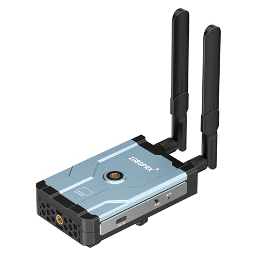 Image of Wireless HDMI Transmitter and Receiver,500m(1640ft) Wireless HDMI Extender with Loop Out, 5.8GHz 1080P for Streaming from DSLR,Laptop,Netflix,YouTube to TV/Projector, Up to 6 RXs (DT263W-C RX ONLY)