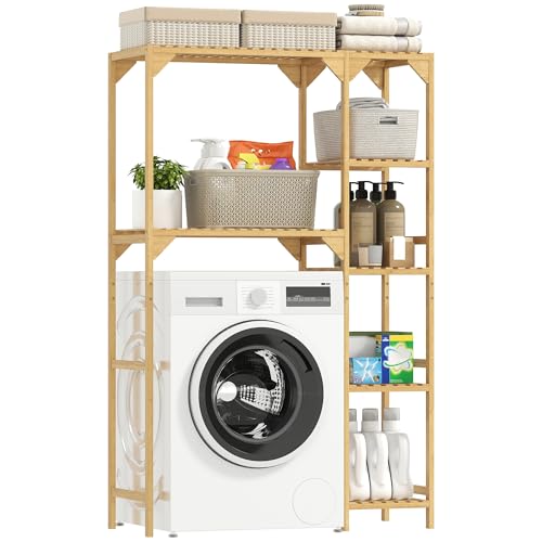 FORZA E STABILITÀ NATURALI: Mobile contenitore realizzato in bambù verniciato per offrire una finitura liscia e resistente all'acqua. Sono inclusi dei kit antiribaltamento e piedini antiscivolo per assicurare stabilità e sicurezza nell'uso quotidiano