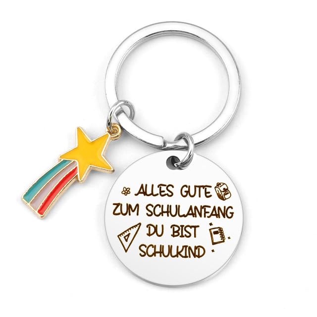 Schlüsselanhänger Als Geschenk Für Mädchen – Personalisierbar, Silberfarben, Für Patenkind & Taufe