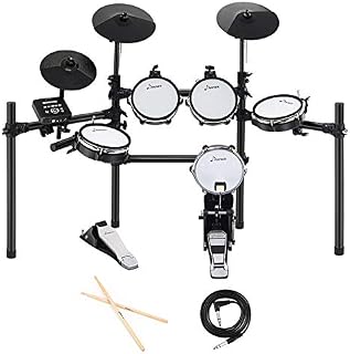 Donner DED-200 Electric Drum Set Kit Electronic with 5 Drums 3 Cymble, Electric