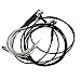 Shaddock Fishing Stainless Steel Fishing Hooks 400lb Nylon Coated Cable Double Drop Rig Shark Rigs for Big Games (12/0-1PACK)