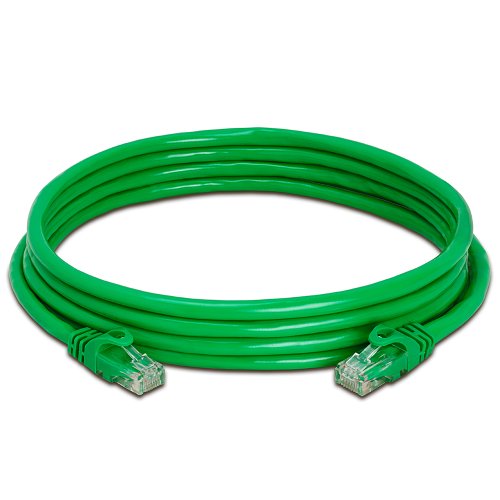 Cmple Cat6 Ethernet Cable 10Gbps - Computer Networking Cord With Gold-Plated Rj45 Connectors, 550Mhz Cat6 Network Ethernet Lan Cable Supports Cat6, Cat5E, Cat5 Standards - 10 Feet Green #TOP1