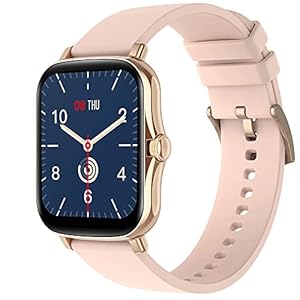 (Refurbished) Fire-Boltt Beast SPO2 1.69″ Full Touch Large HD Color Display Smart Watch, 8 Days Battery Life, IP67 Waterpoof with Heart Rate Monitor, Sleep & Breathe Monitoring with Rotating Button (Gold)