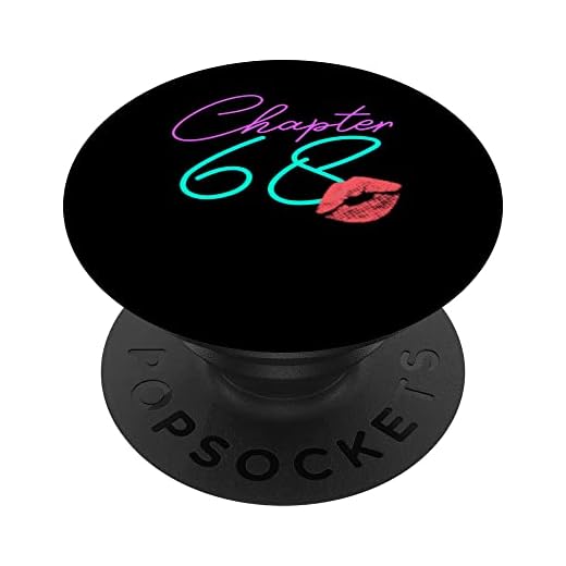 68 cumpleaños capítulo 68 años de edad regalo de cumpleaños PopSockets PopGrip Intercambiable