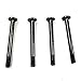 4PCS Komputer PC Case Cooling 30 mm Wentylator Wtyczne śruby czarne dla wentylatorów 60 mm 80 mm 120 mm długość 3 cm części śrub/14 (Color : Long Screws Black)