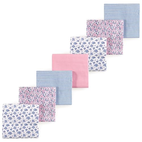 Image of Luvable Friends Little Treasure Flannel Receiving Blankets 7pk