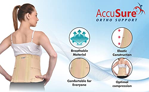 Image of AccuSure Sacro Lumbar Support Belt For Men & Women (M)