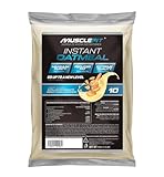 MuscleFit Harina de Avena Integral | 1kg de Avena Molida | Sabor Natillas | Oatmeal | Bajo en grasas