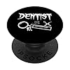 Dentist Funny Gift – Dentist PopSockets PopGrip: Ausziehbarer Sockel und Griff für Handys/Tablets mit Tauschbarem Top