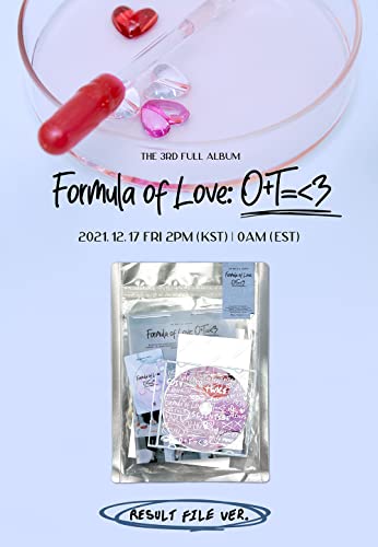 JYP ENT. TWICE - Formula of Love: O+T=<3 [Result file ver.] Album + Extra Photocards Set