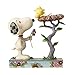 Enesco Peanuts by Jim Shore Snoopy with Woodstock in Nest Figurine, 6.75