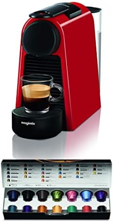 Magimix ESSENZA MINI Freistehend Espressomaschine Rot Vollautomat...