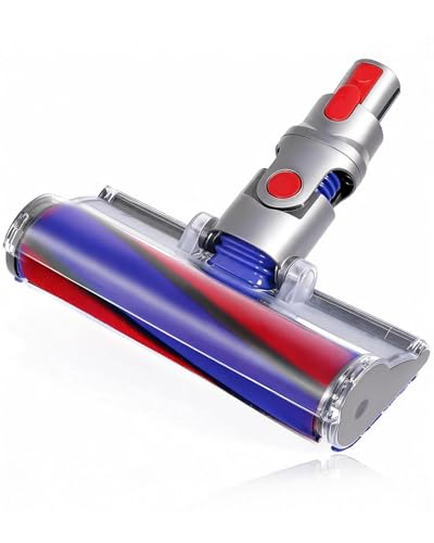 Bocchetta per Dyson V8 V15 V10 V7 SV10 SV12 SV14, Spazzola per Dyson aspirapolvere,adatta a pavimenti duri,La soft roller cleaner head assy è sostituisce le parti NO.966489-12 e 966489-11