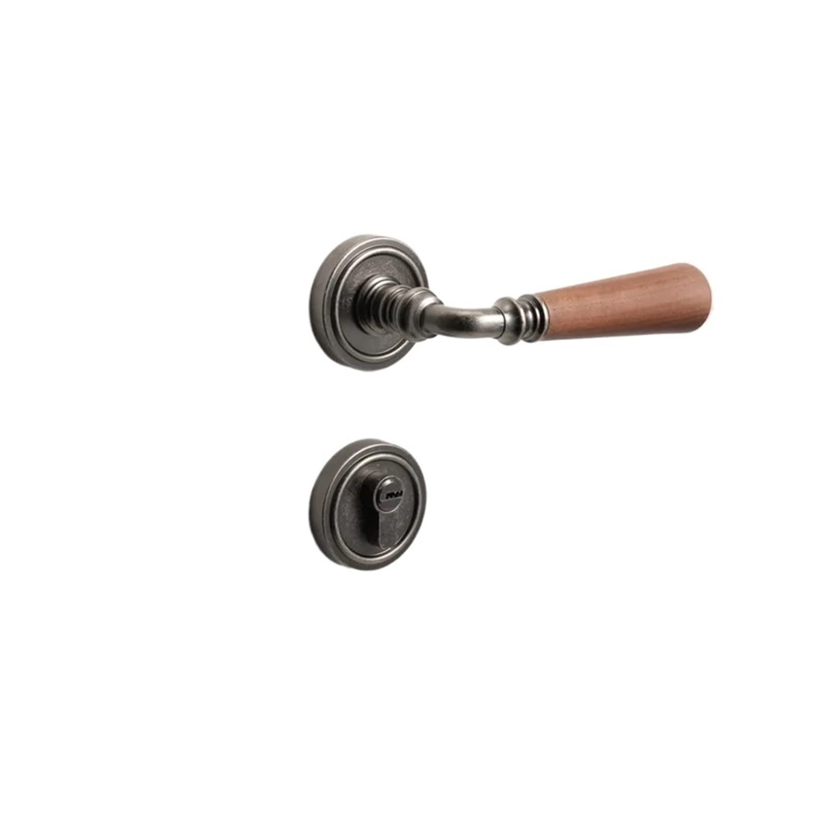OPTEPYOE Door Lock Handle Indoor Silent Split Door Hardware Accessories(B-Silent Lock)