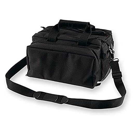 Bulldog Cases Deluxe Range Bag with Strap (Black) , Medium