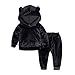 Kids Tales Baby Boys Girls Cute Ear Hooded Fleece Pullover and Pants Outfits Set