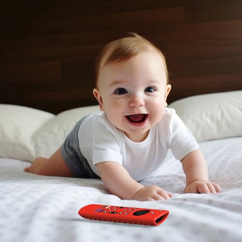 Capa de silicone para controle remoto Fire TV Stick 4K Max Streaming Device lançado 2023/Toshiba/Ins