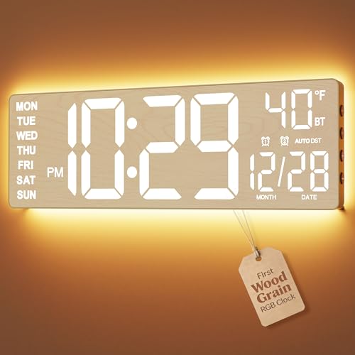 EASYERA 16.5" BT Sync Wall Clock